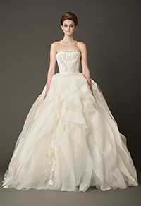 VERA WANG ヴェラウォンDiana US0 DIANE | Strapless princess party dress | Vera Wang Bridesmaids